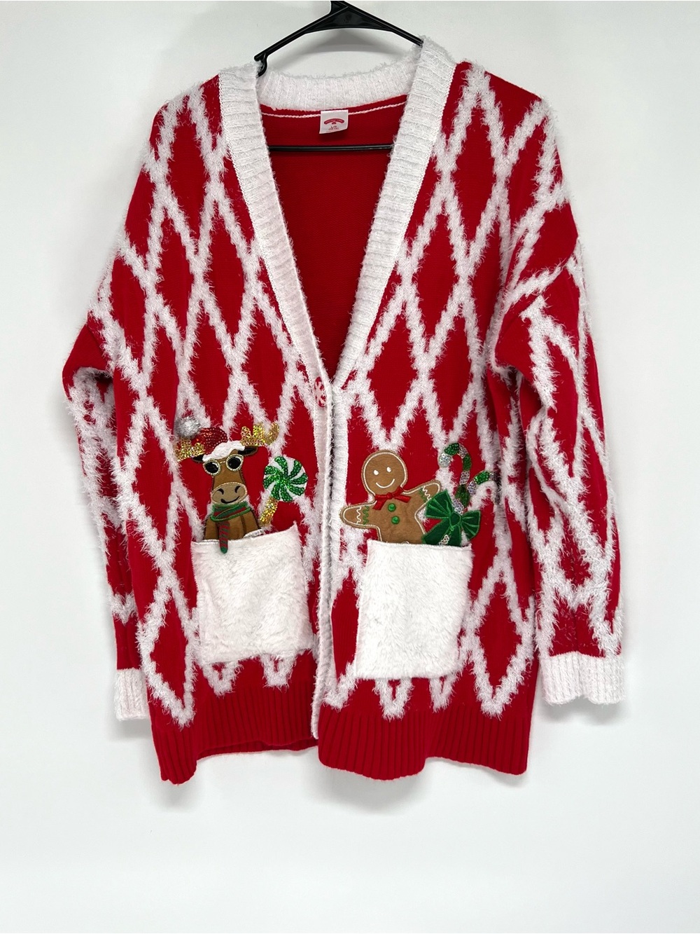 Holiday time women’s large Christmas sweater